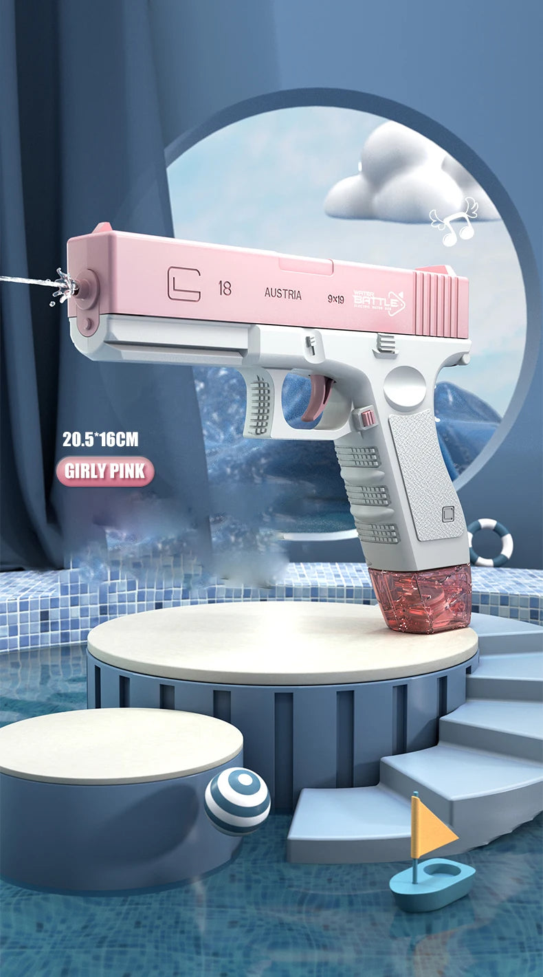 Glock d’Eau مسدس ماء قوي للصيف – للأطفال و الكبار